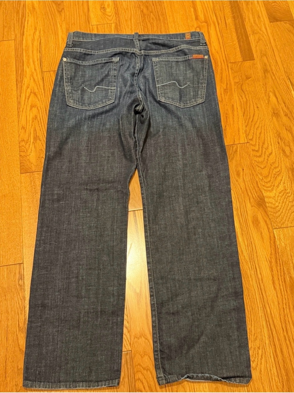 7 For All Mankind Men's Indigo Straight Jeans